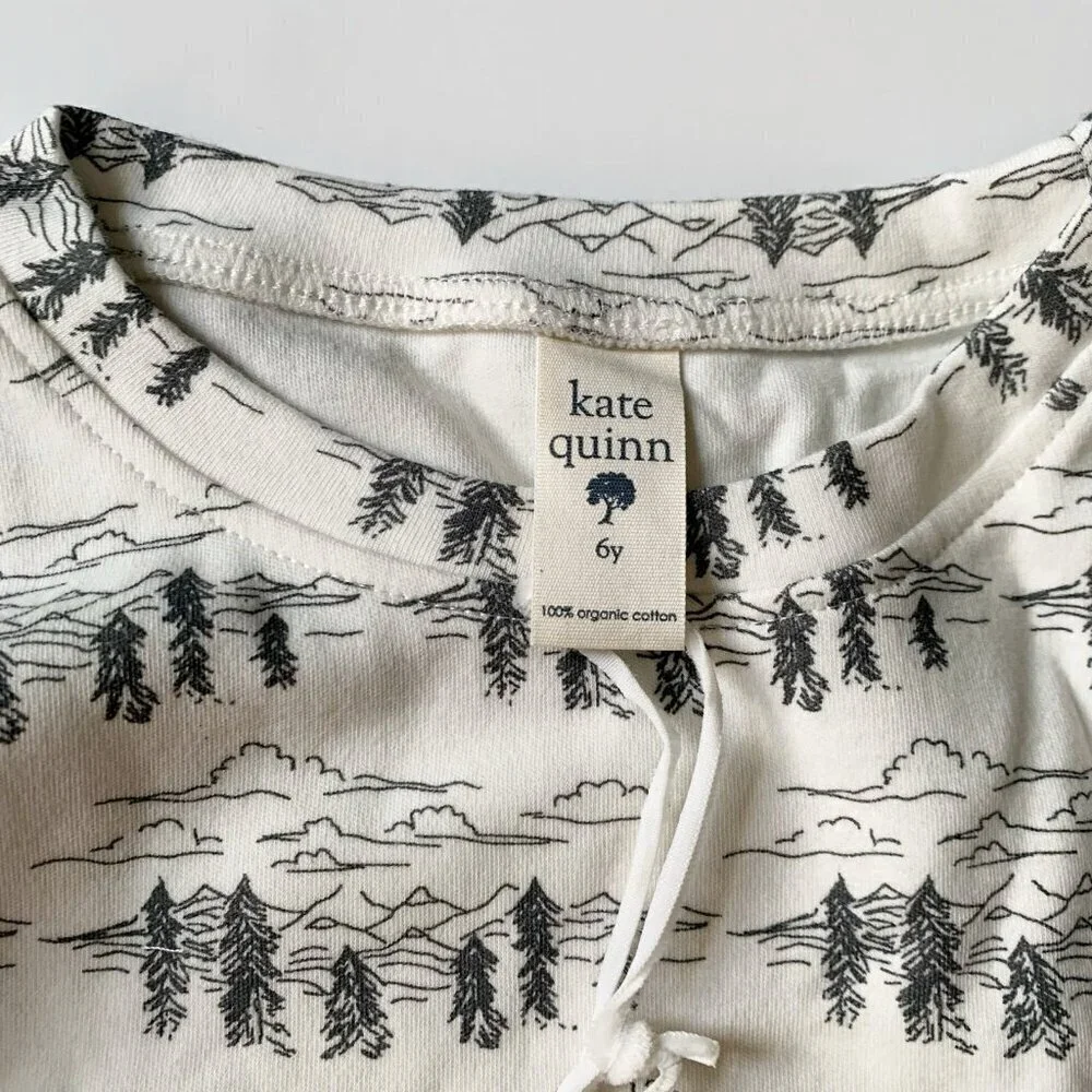 Kate Quinn Organics kids Little Mountain Long sleeve tee  6 years